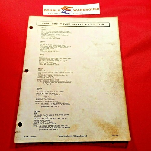 1976 lawn boy mower - mower, parts