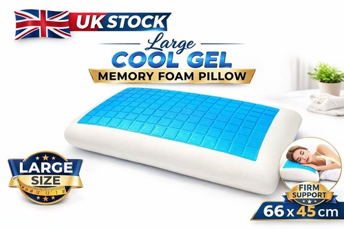 Cooling gel memory foam pillow - gel,