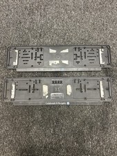 Original Vw Dealer Plate Surrounds X2 Golf Polo Sirocco Passat Corrado 