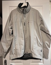 BERGHAUS Aquafoil Men’s Waterproof Jacket Size Large Grey Hooded