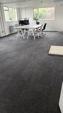810 x INTERFACE TRANSFORMATION FERN GREY BLUE CARPET TILES FOR £1.80 EACH