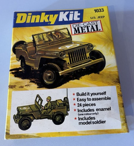 Dinky 1033 jeep car metal - dinky, us