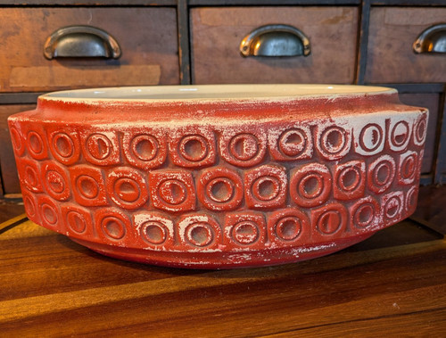 Htf mccoy pottery red scandia - mccoy,