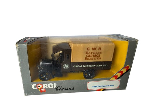 1929 thornycroft van corgi - van,