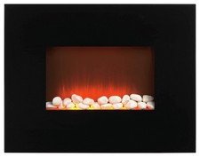 Beldray 2kw Electric Wall Hung Fire - Black (No Wall Bracket Or Remote Control)