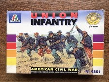 Italeri 6851 Union Civil War Infantry 1/32 Scale Military Figures ,PART PAINTED