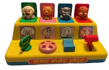 Redbox Busy Play Pals Pop Up Carry Along Vintage 1980’s Toy