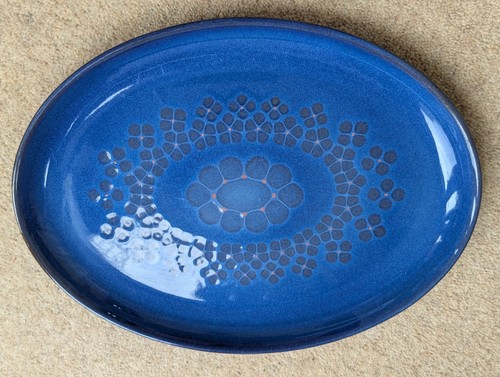 Denby midnight oval steak - midnight,