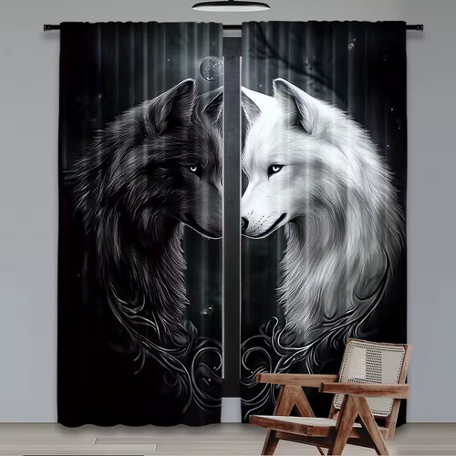 Window curtains polyester - window,