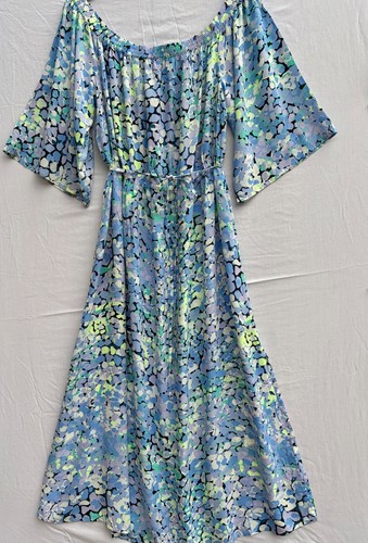 Ladies blue multicolour - blue,