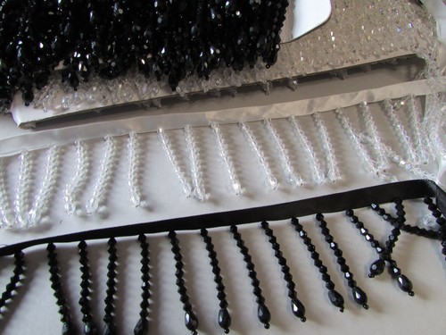 7cm beaded fringe sold by - 4.7cm,