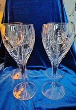 Beautiful Set Of Royal Brierley Cut Crystal Wine Glasses