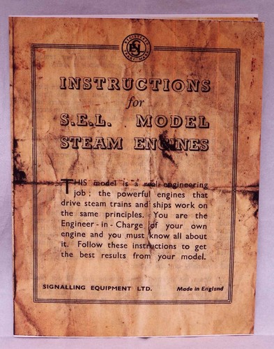 Live steam engines - s.e.l.,