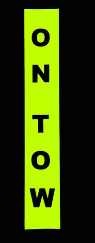 Tow fluorescent yellow - on,