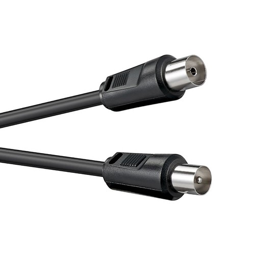 Black aerial extension - 7.5m, tv