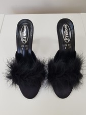 Vintage Michelle X Black Satin