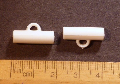 Pack white plastic round - 20,