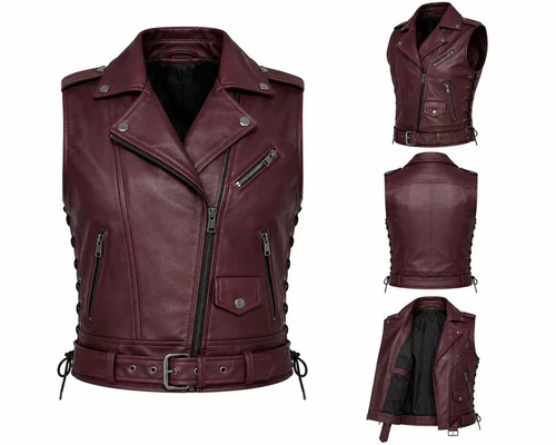 Men burgundy leather - men's,