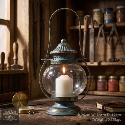 Candle holder lantern - candle, vintage