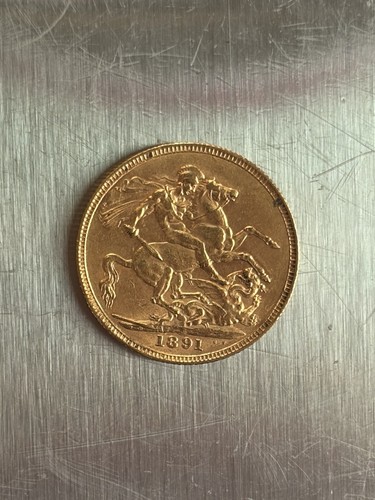 1891 queen victoria gold - 1891,