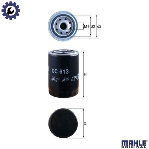 Oil filter 613 for peugeot - oil,