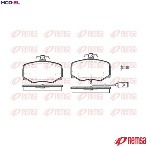 Brake pad set disc - brake,