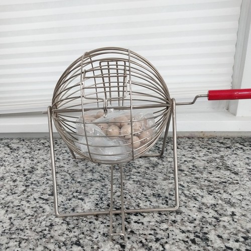 Vintage lowe bingo ball cage - ball,
