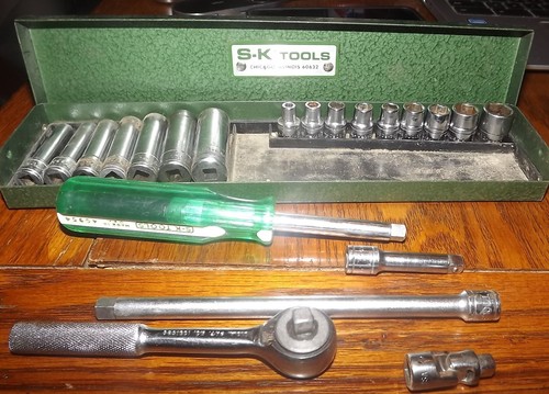 Tools drive socket set - s-k, 1/4