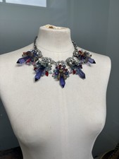 Statement necklace crystal - m&s,