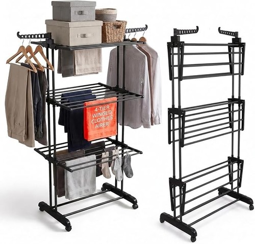 Tier foldable clothes airer - tier,