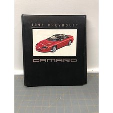 1993 Chevrolet Camaro Technical Press Kit Loose Leaf Book Classic Care Very Rare