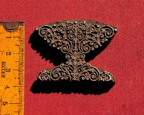 Brass ornament bookbinding art - brass,