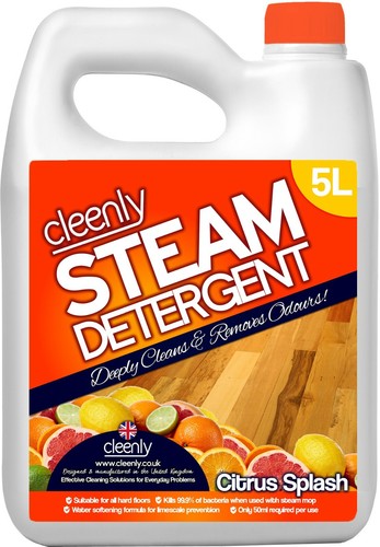 Cleenly steam mop - mop, detergent