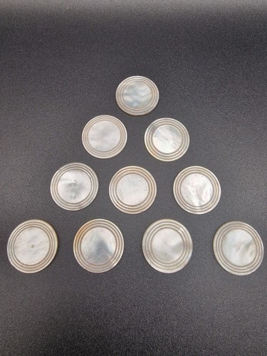 Antique mother pearl gaming - of,