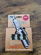 NGK SPARK PLUGS x4 Copper Core. BPR6EFS 708 set of 4
