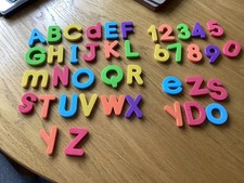magnetic foam letters and