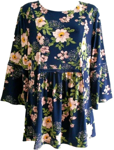 Nina leonard floral print - nina, top