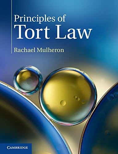 Principles tort law - tort,