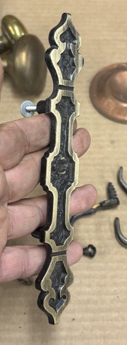Vintage mcm hardware - vintage, brass