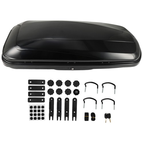 Car roof top box gloss - roof, black