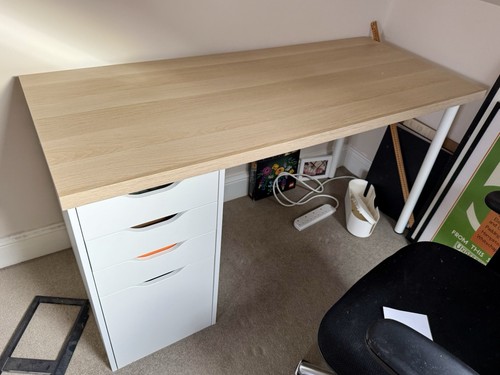 Ikea office desk with - ikea,