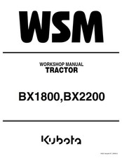 KUBOTA BX1800 BX2200 TRACTOR