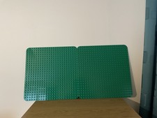 Duplo Large green Base Boards x 2