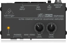 Behringer MA400 Monitor Headphone Amplifier, Silver