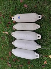 Five boat fenders