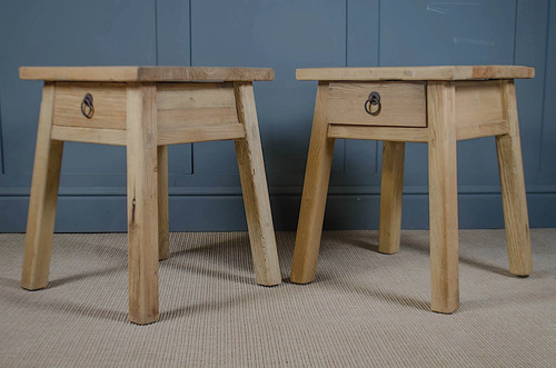Pair reclaimed elm wood - pair,