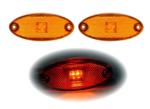 Amber orange 24v led - orange, 12-24v
