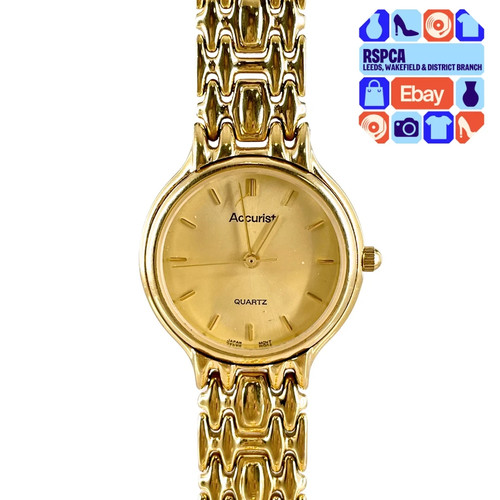 Accurist gold coloured quartz - coloured,