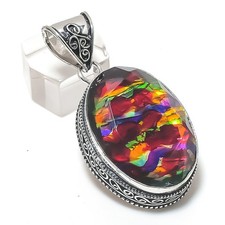 Natural Ammolite Gemstone 925