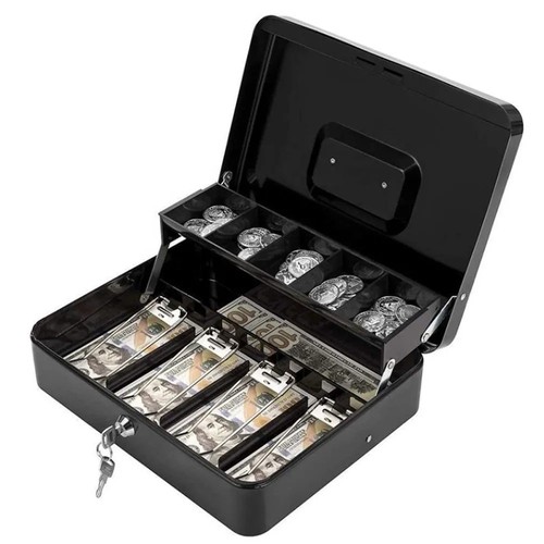 Money box with - with, key